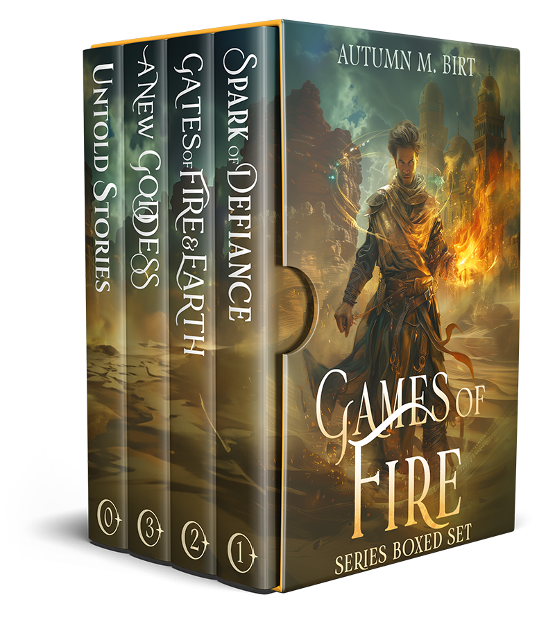 award winning epic fantasy trilogy Games of Fire