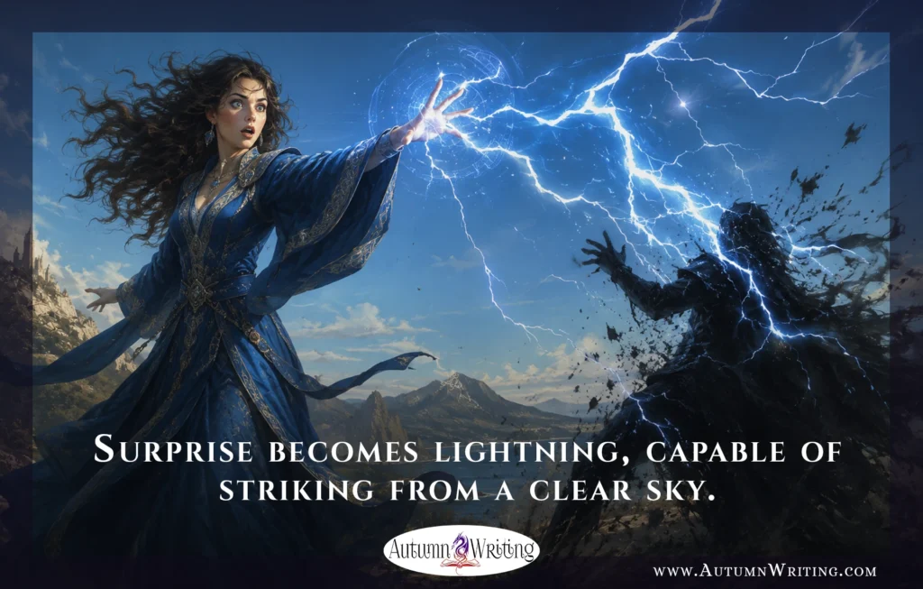 Surprise can create lightning